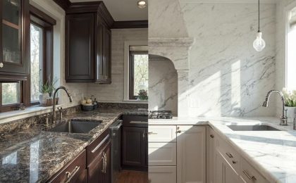 Choosing Between Granite and Quartz Countertops: Pros and Cons