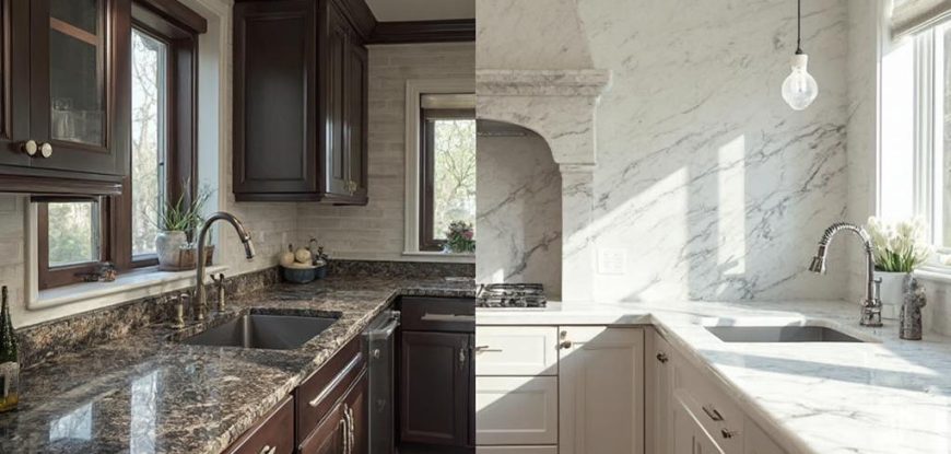 Choosing Between Granite and Quartz Countertops: Pros and Cons